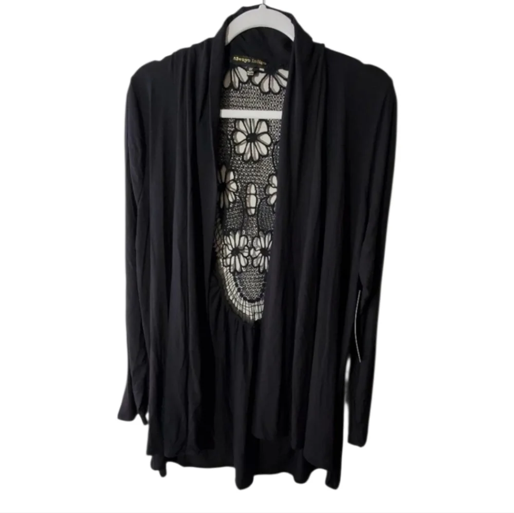 New Gorgeous crocheted floral lace jacket cardigan plus size 3X‎ New